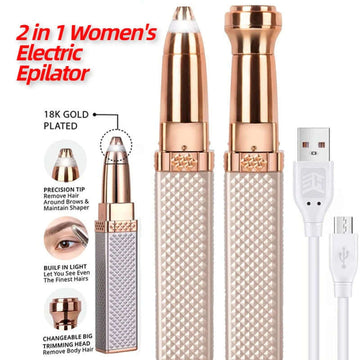 Smärtfri Epilator 2-i-1